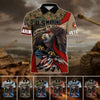 BlueJose Premium U.S Multiple Service Veteran Polo Shirt