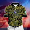 BlueJose Premium U.S Multiple Service Veteran Polo Shirt