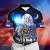 BlueJose Premium U.S Multiple Service Veteran Polo Shirt