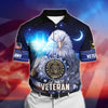 BlueJose Premium U.S Multiple Service Veteran Polo Shirt
