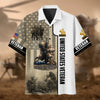 BlueJose Premium U.S Multiple Service Veteran Polo Shirt