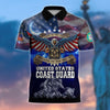 BlueJose Premium U.S Multiple Service Veteran Polo Shirt