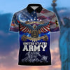 BlueJose Premium U.S Multiple Service Veteran Polo Shirt