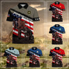 BlueJose Premium U.S Multiple Service Veteran Polo Shirt