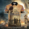 BlueJose Premium Memorial Day We Will Never Forget Polo Shirt