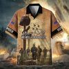 BlueJose Premium Memorial Day We Will Never Forget Polo Shirt