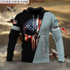 BlueJose Personalised Premium The Punisher Veteran Hoodie