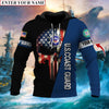 BlueJose Personalised Premium The Punisher Veteran Hoodie