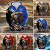 BlueJose Premium Multiple US Military Services Veteran Zip Hoodie TH15122521