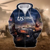 BlueJose Premium U.S. Army Veteran Collection Ziphoodie