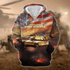 BlueJose Premium U.S. Army Veteran Collection Ziphoodie