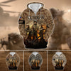 BlueJose Premium U.S. Army Veteran Zip Hoodie
