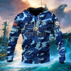 BlueJose Premium U.S Multiple Service Veteran Hoodie