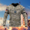 BlueJose Premium U.S Multiple Service Veteran Hoodie