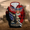 BlueJose Premium Honor The Fallen US Veteran Zip Hoodie