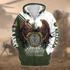 BlueJose Premium Eagle US Veteran Zip Hoodie