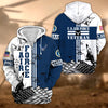 BlueJose Premium Proudly Served US Veteran Zip Hoodie