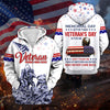BlueJose Premium Memorial Day Is For Them Veteran's Day Is For Me US Veteran Zip Hoodie