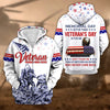 BlueJose Premium Memorial Day Is For Them Veteran's Day Is For Me US Veteran Zip Hoodie