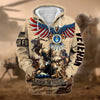 BlueJose Premium Honoring All Who Served US Veteran Zip Hoodie