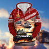 BlueJose Premium Multiple Military Services US Veteran Zip Hoodie