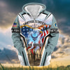 BlueJose Premium Honoring All Who Served US Veteran Zip Hoodie