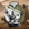 BlueJose Premium Honoring All Who Served US Veteran Zip Hoodie