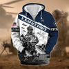 BlueJose Premium Honoring All Who Served US Veteran Zip Hoodie