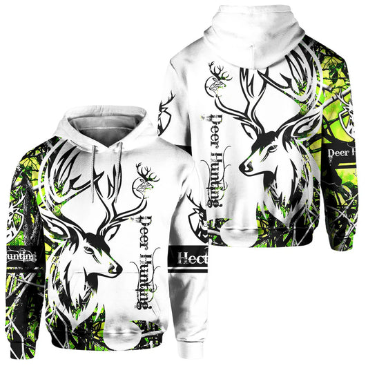 BlueJose Love Hunting, Personalized Hunting All Over Shirt, Personalized 3D Hoodie For Hunting Lover