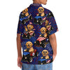 Bluejose 4th Of July Funny Golden Retriever Hot Rod Hawaiian Shirt