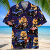 Bluejose 4th Of July Funny Pomeranian Hot Rod Hawaiian Shirt