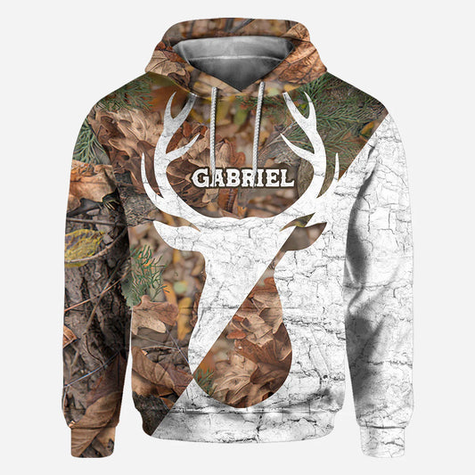 BlueJose Love Hunting, Personalized 3D Hoodie For Hunting Lover