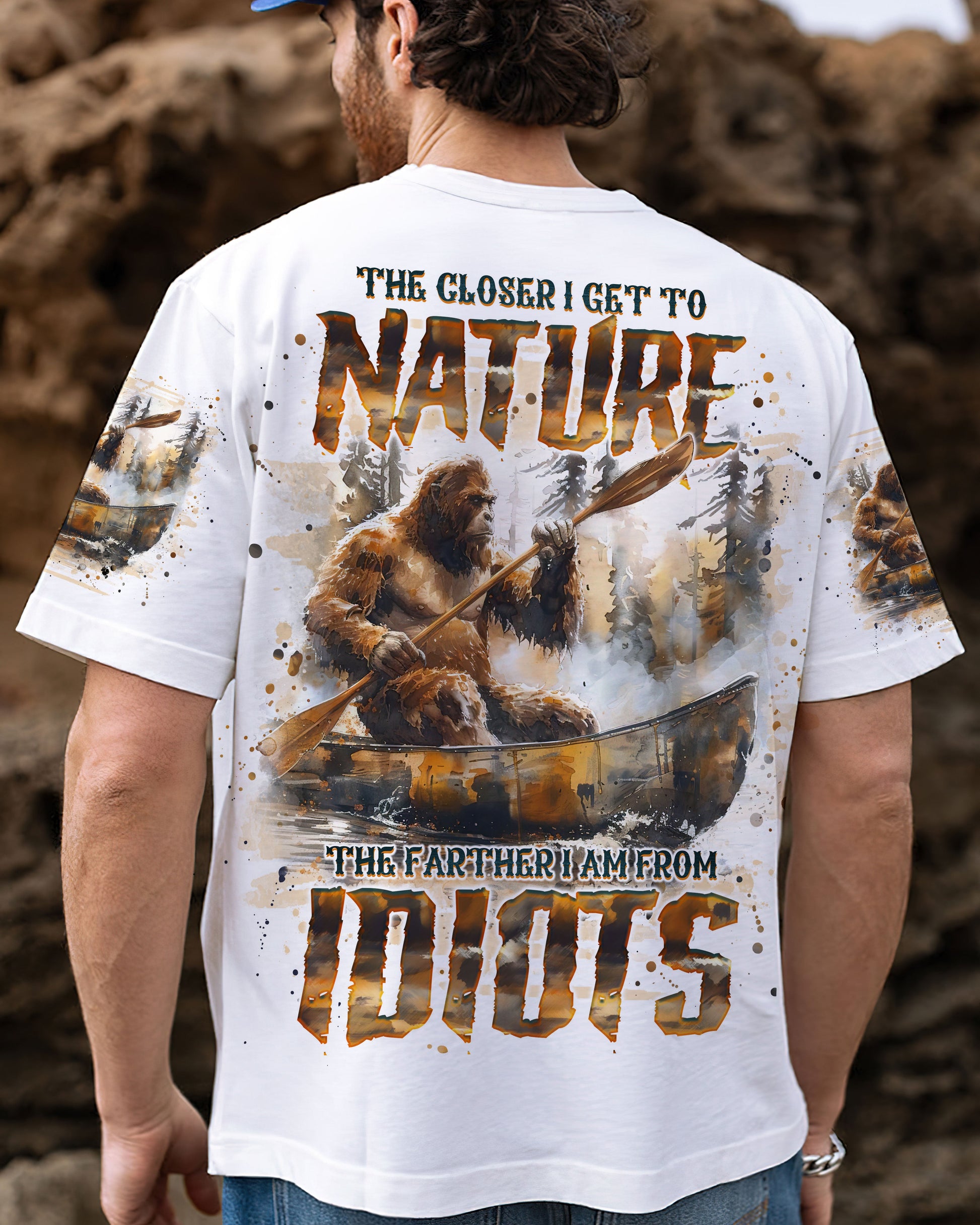 THE CLOSER I GET TO NATURE BIGFOOT LAKE ALL OVER PRINT - TLNO0608243