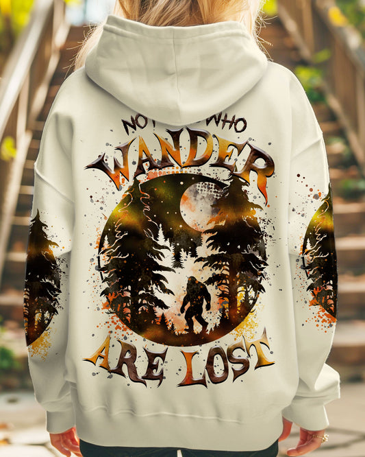 NOT ALL WHO WANDER ARE LOST BIGFOOT MOON ALL OVER PRINT - TLTR0611241
