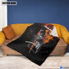 BlueJose Custom Name Billiards Reaper Blanket