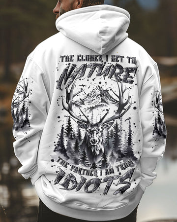 THE CLOSER I GET TO NATURE DEER ALL OVER PRINT - YHLN1002253