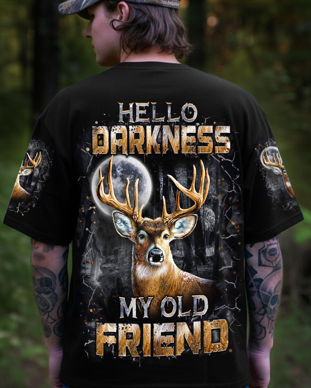 HELLO DARKNESS MY OLD FRIEND DEER ALL OVER PRINT - YHHN2011252
