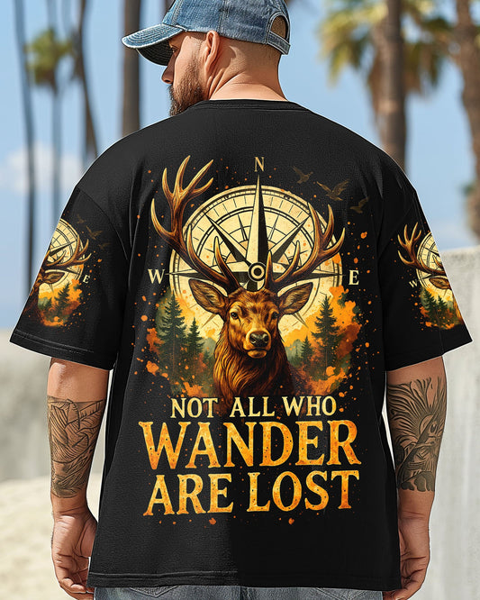NOT ALL WHO WANDER ARE LOST DEER COMPASS ALL OVER PRINT - TLTR2908251