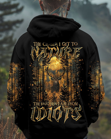THE CLOSER I GET TO NATURE DEER HUNTING ALL OVER PRINT - TLTR3008244