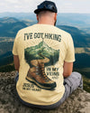 BlueJose I've Got Hiking In My Veins Personalized Hiking 3D Shirt - Sand