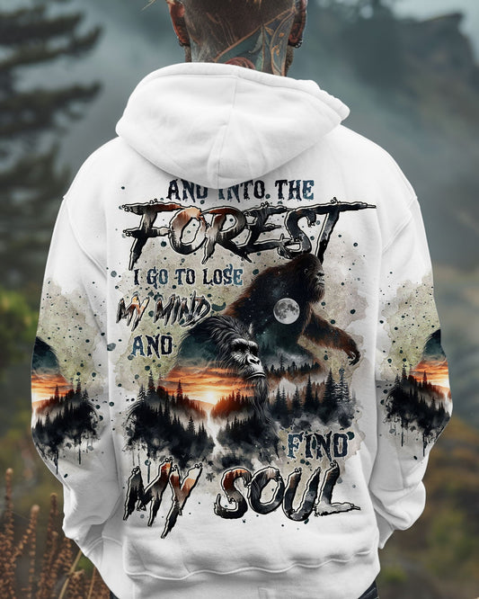 AND INTO THE FOREST I GO BIGFOOT ALL OVER PRINT - TLTR1309241