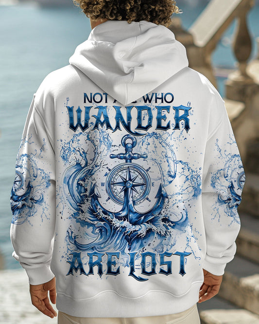NOT ALL WHO WANDER ARE LOST ANCHOR COMPASS ALL OVER PRINT - TLNT1002254