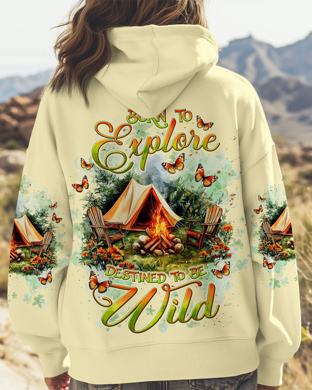 BORN TO EXPLORE DESTINED TO BE WILD ALL OVER PRINT - TLNT1709242