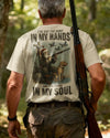 BlueJose I've Got The Hunt In My Hands And The Cross In My Soul Shirt, Personalized Hunting 3D Shirt