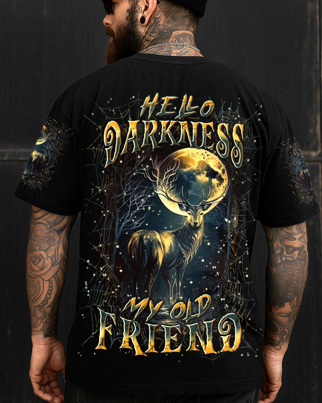 HELLO DARKNESS MY OLD FRIEND DEER ALL OVER PRINT - YHLN1909254