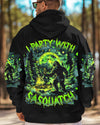 I PARTY WITH SASQUATCH BIGFOOT ALL OVER PRINT - TLNT0303251