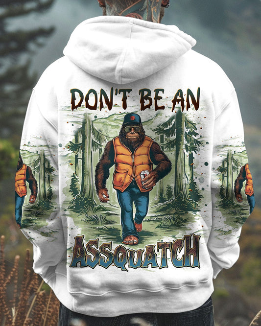 DON'T BE AN A BIGFOOT ALL OVER PRINT - TLNT0411241