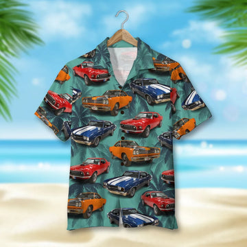 Classic Car Custom Car Image Hawaiian Shirt - Summer Gift