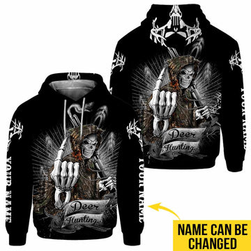 BlueJose Deer Hunting, Personalized Hunting All Over Shirt, Personalized 3D Hoodie For Hunting Lover