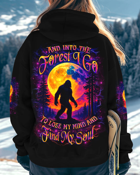 AND INTO THE FOREST I GO BIGFOOT ALL OVER PRINT - YHLT0307251